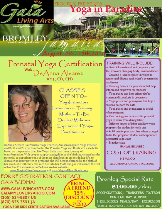 Prenatal Yoga Teacher Training